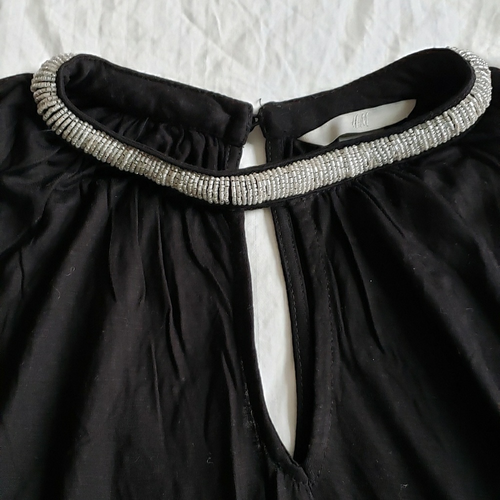 H&M dressy black shirt - Picture 2 of 5